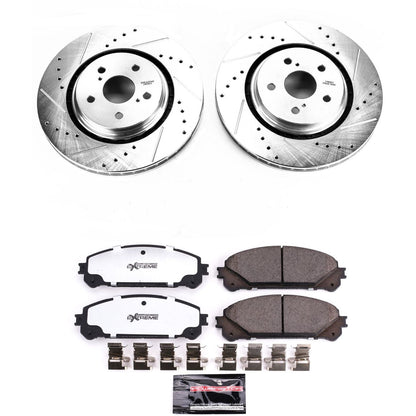 PowerStop Front Z36 Truck & Tow Brake Kit | Lexus RX350 (16-18) (K7688-36)