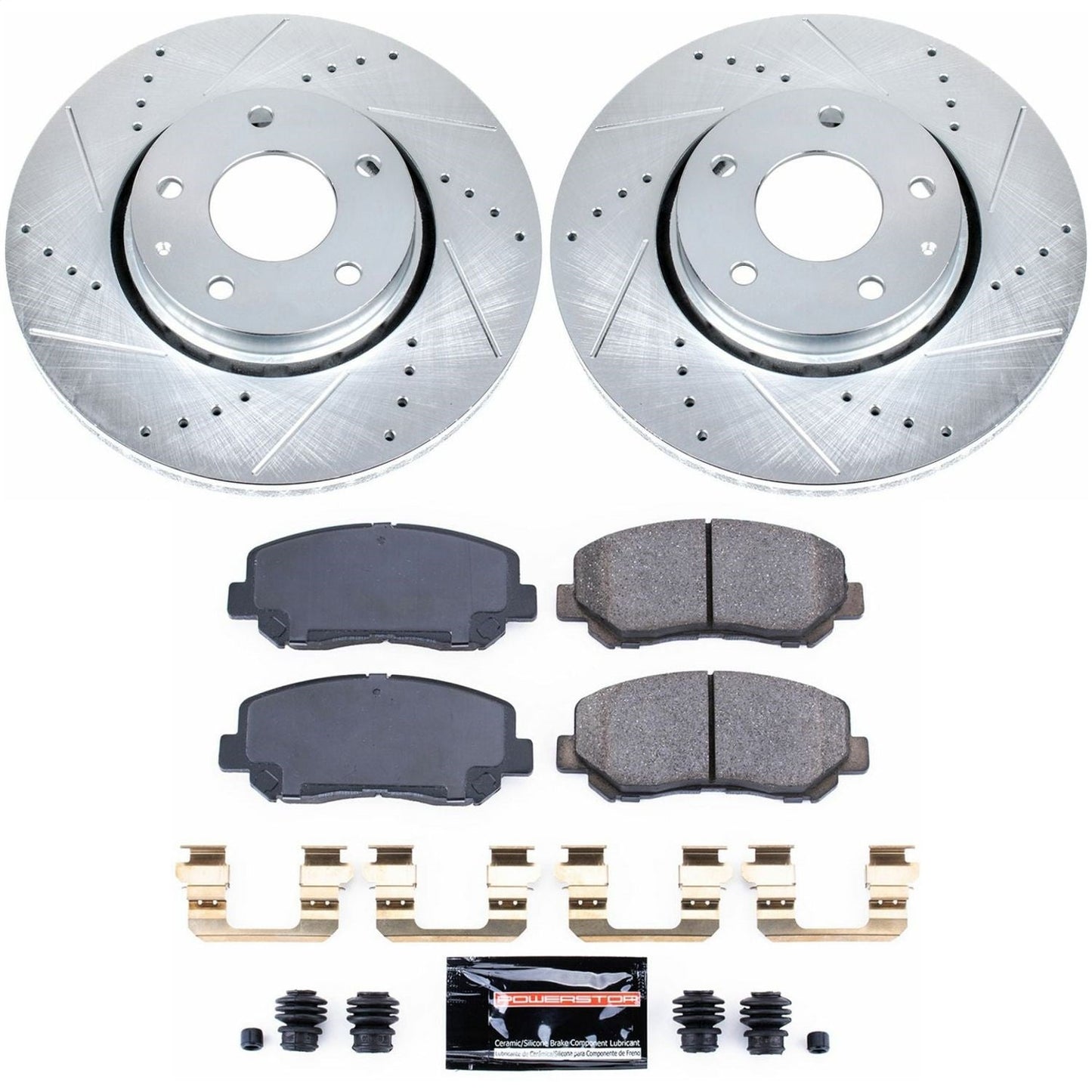 PowerStop Front Z23 Evolution Sport Brake Kit | Mazda CX-5 (16-18) (K7689)