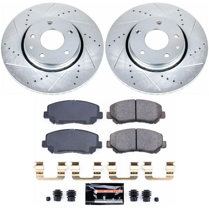 PowerStop Front Z23 Evolution Sport Brake Kit | Mazda CX-5 (16-18) (K7689)