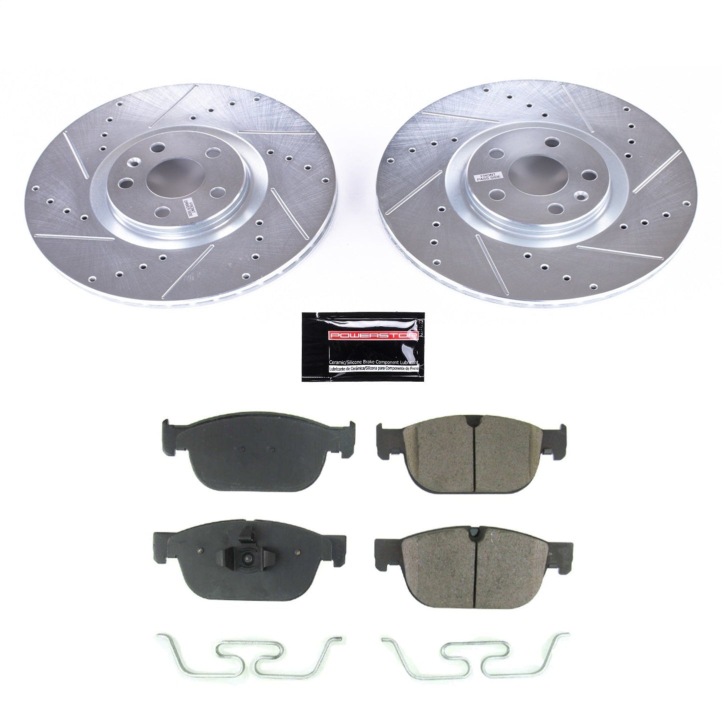 PowerStop Front Z23 Evolution Sport Brake Kit | Volvo S90 (17-18) (K7703)