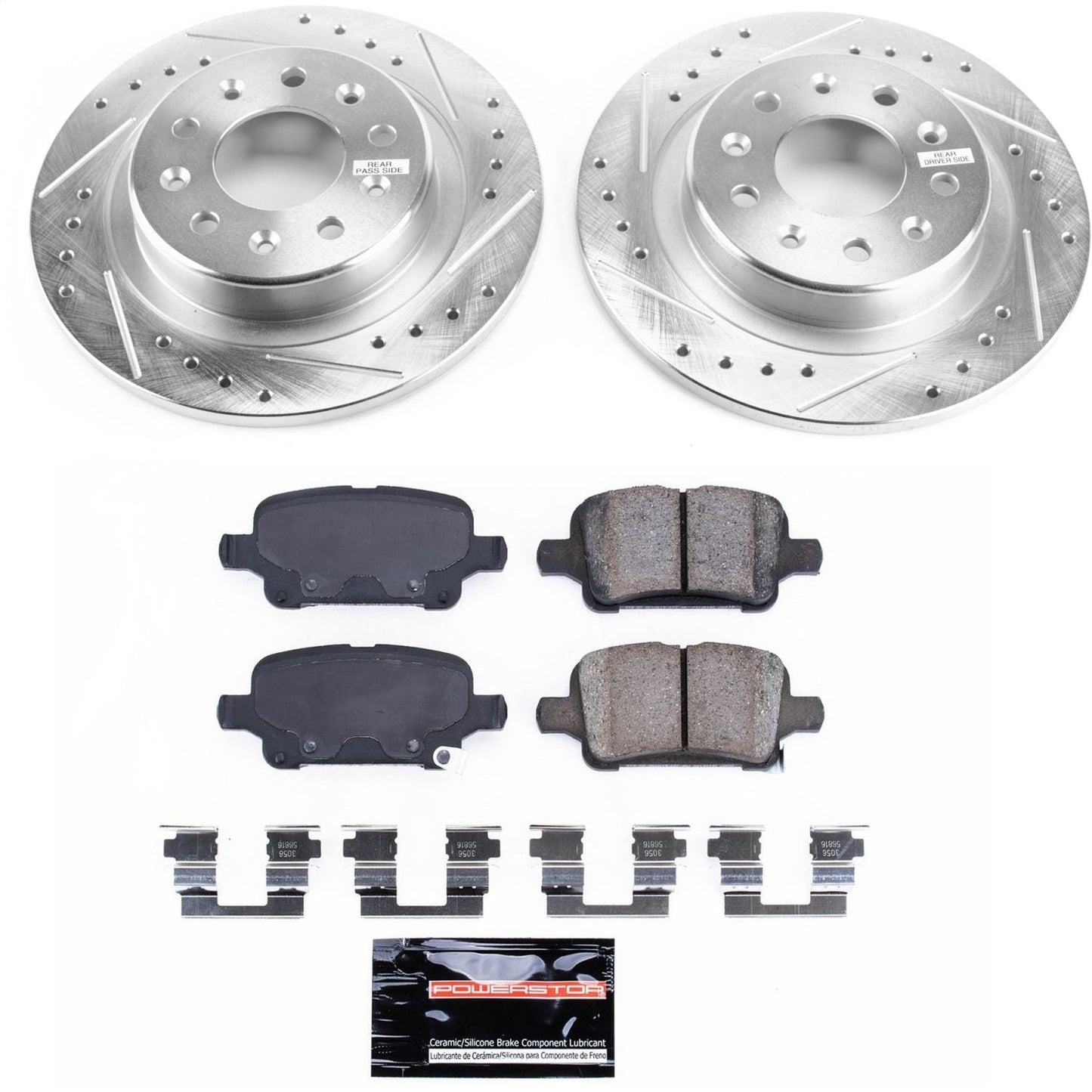 PowerStop Rear Z23 Evolution Sport Brake Kit | Buick LaCrosse (17-19) (K7717)