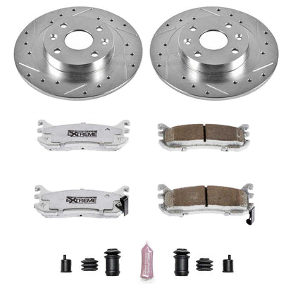PowerStop Rear Z26 Street Warrior Brake Kit | Ford Escort (97-03) (K772-26)