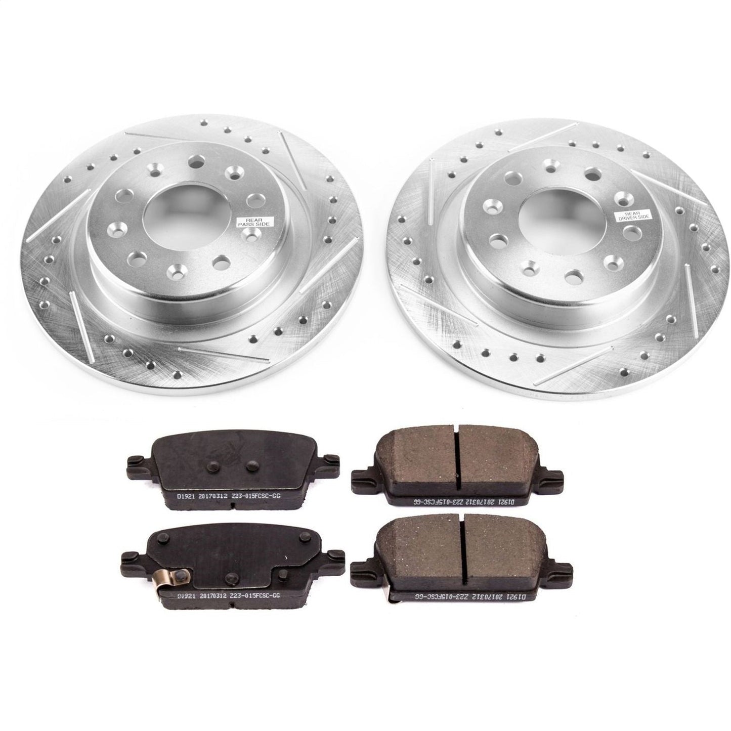 PowerStop Rear Z23 Evolution Sport Brake Kit | Chevrolet Malibu (16-18) (K7722)