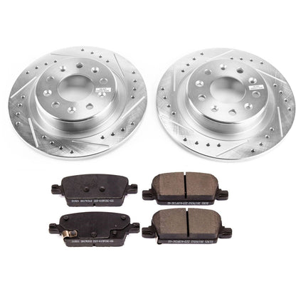 PowerStop Rear Z23 Evolution Sport Brake Kit | Chevrolet Malibu (16-18) (K7722)