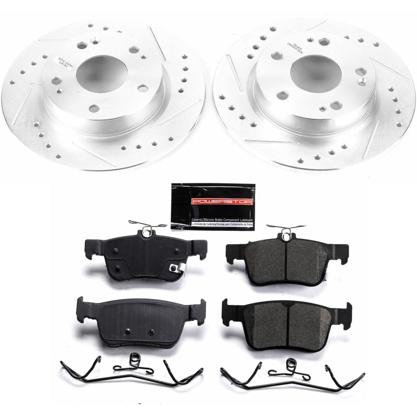 PowerStop Rear Z23 Evolution Sport Brake Kit | Honda Civic (16-19) (K7725)