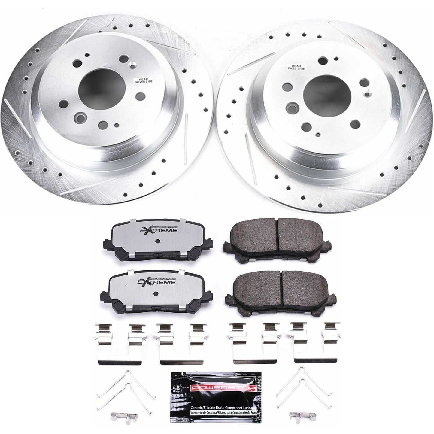 PowerStop Rear Z36 Truck & Tow Brake Kit | Honda Pilot (16-19) (K7727-36)