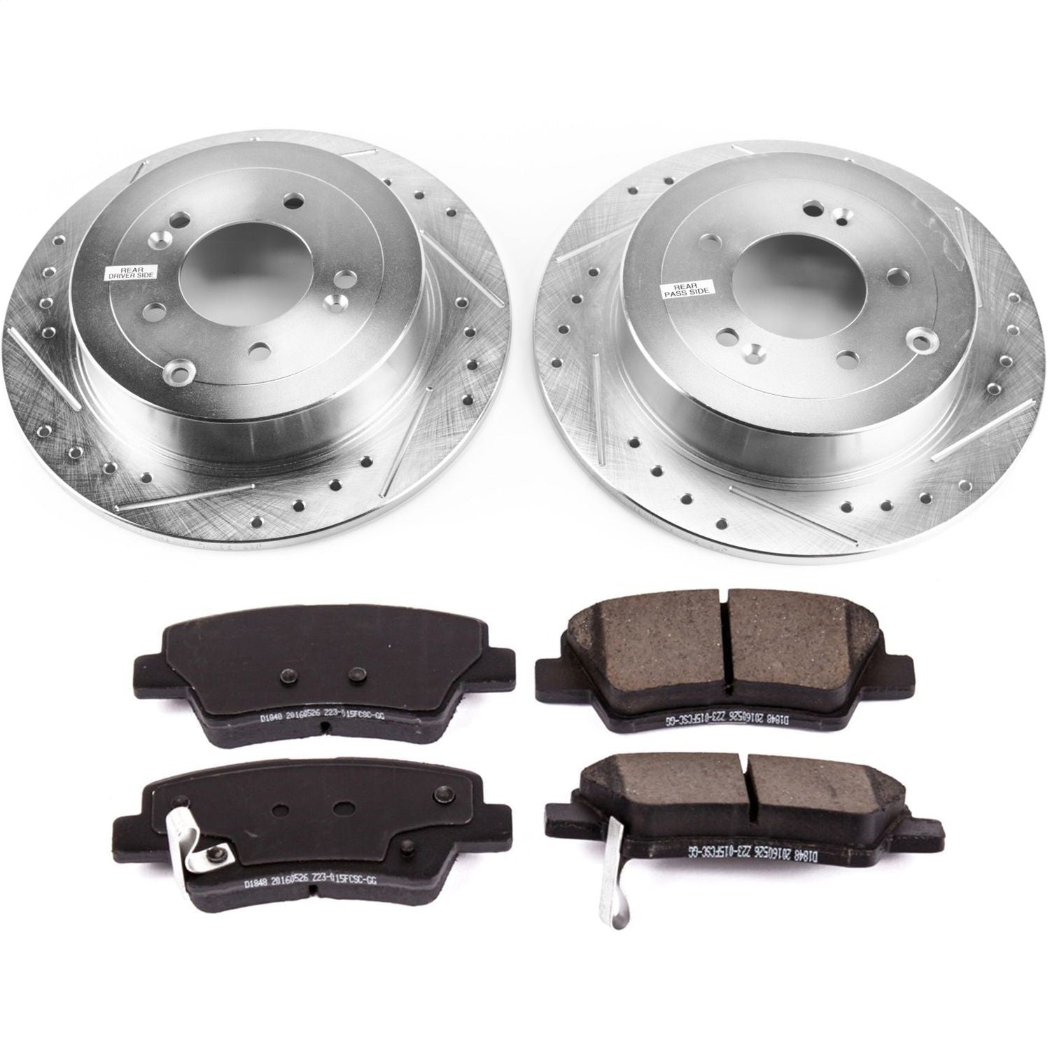 PowerStop Rear Z23 Evolution Sport Brake Kit | Hyundai Tucson (16-18) (K7729)