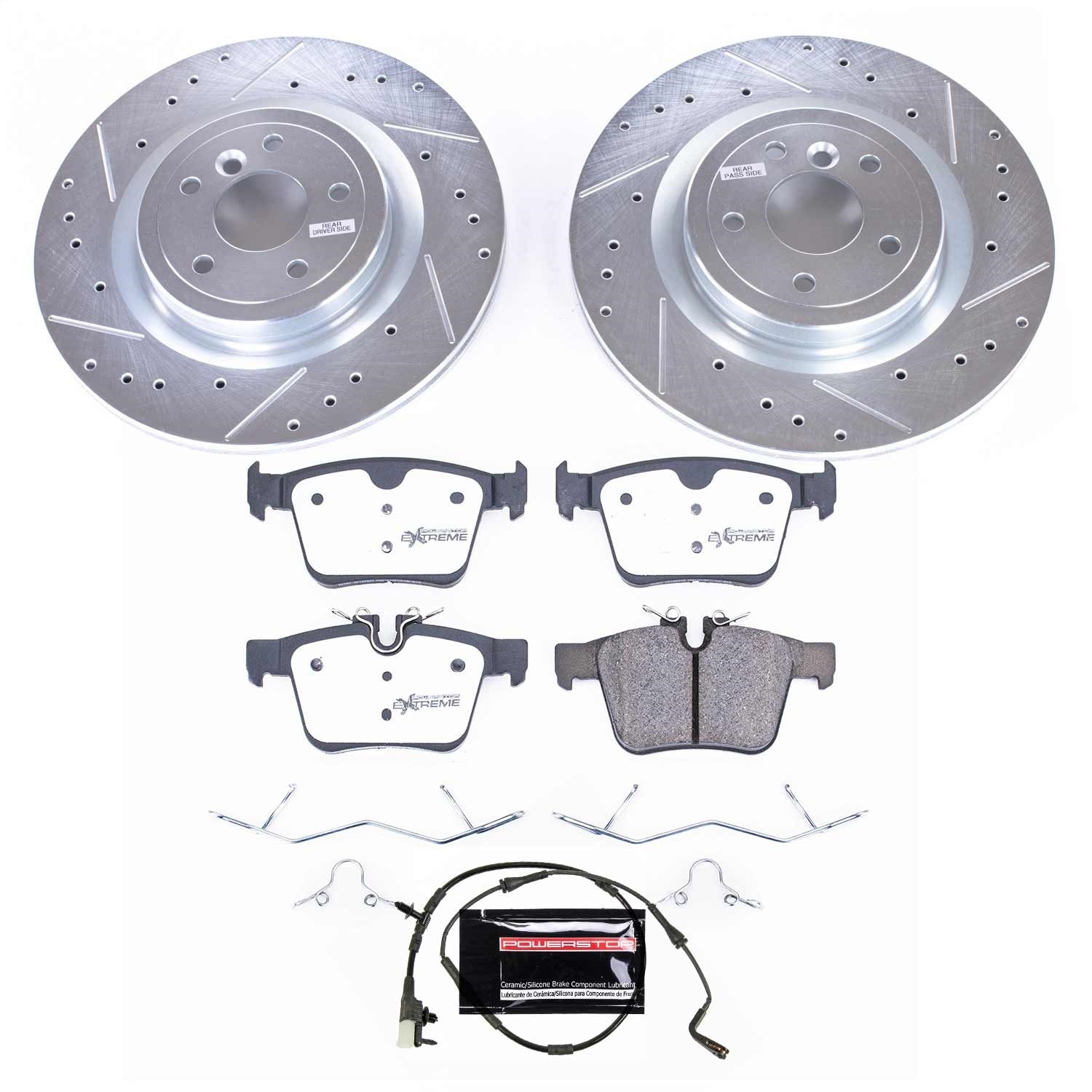 PowerStop Rear Z36 Truck & Tow Brake Kit | Jaguar XE (17) (K7733-36)