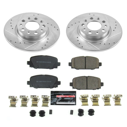 PowerStop Rear Z23 Evolution Sport Brake Kit | Jeep Compass (17-19) (K7736)
