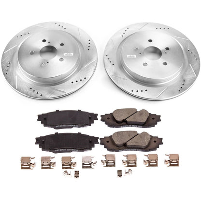 PowerStop Rear Z23 Evolution Sport Brake Kit | Lexus RX350 (16-18) (K7740)