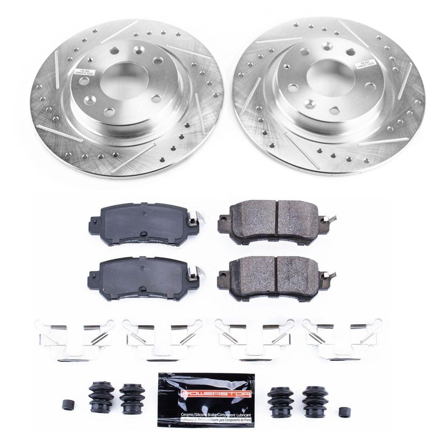 PowerStop Rear Z23 Evolution Sport Brake Kit | Mazda CX-3 (16-18) (K7741)