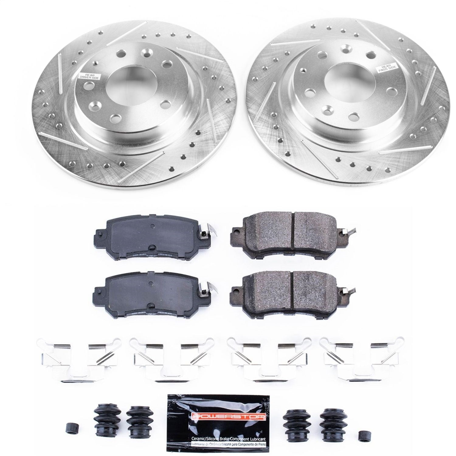 PowerStop Rear Z23 Evolution Sport Brake Kit | Mazda CX-3 (16-18) (K7741)