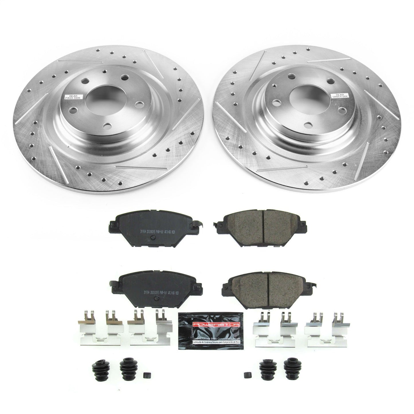 PowerStop Rear Z23 Evolution Sport Brake Kit | Mazda CX-9 (16-19) (K7742)