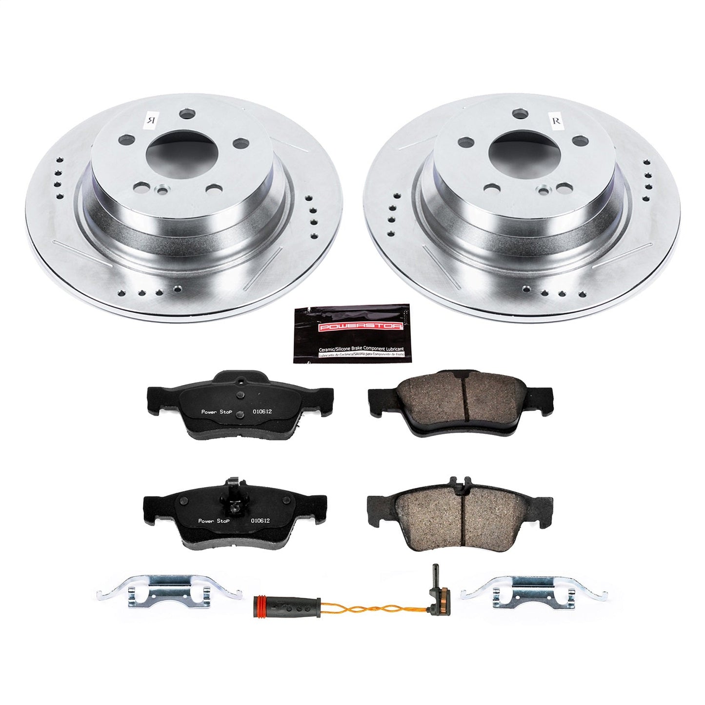 PowerStop Rear Z23 Evolution Sport Brake Kit | Mercedes-Benz E250 (14-16) (K7745)