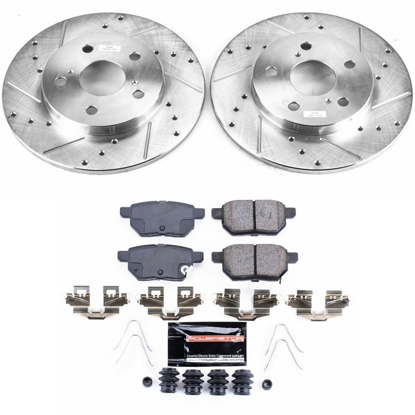 PowerStop Rear Z23 Evolution Sport Brake Kit | Scion iM (16) (K7753)