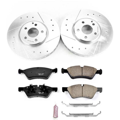 PowerStop Z23 Evolution Sport Front Brake Kit | Mercedes-Benz E550 (07-09) (K7767)