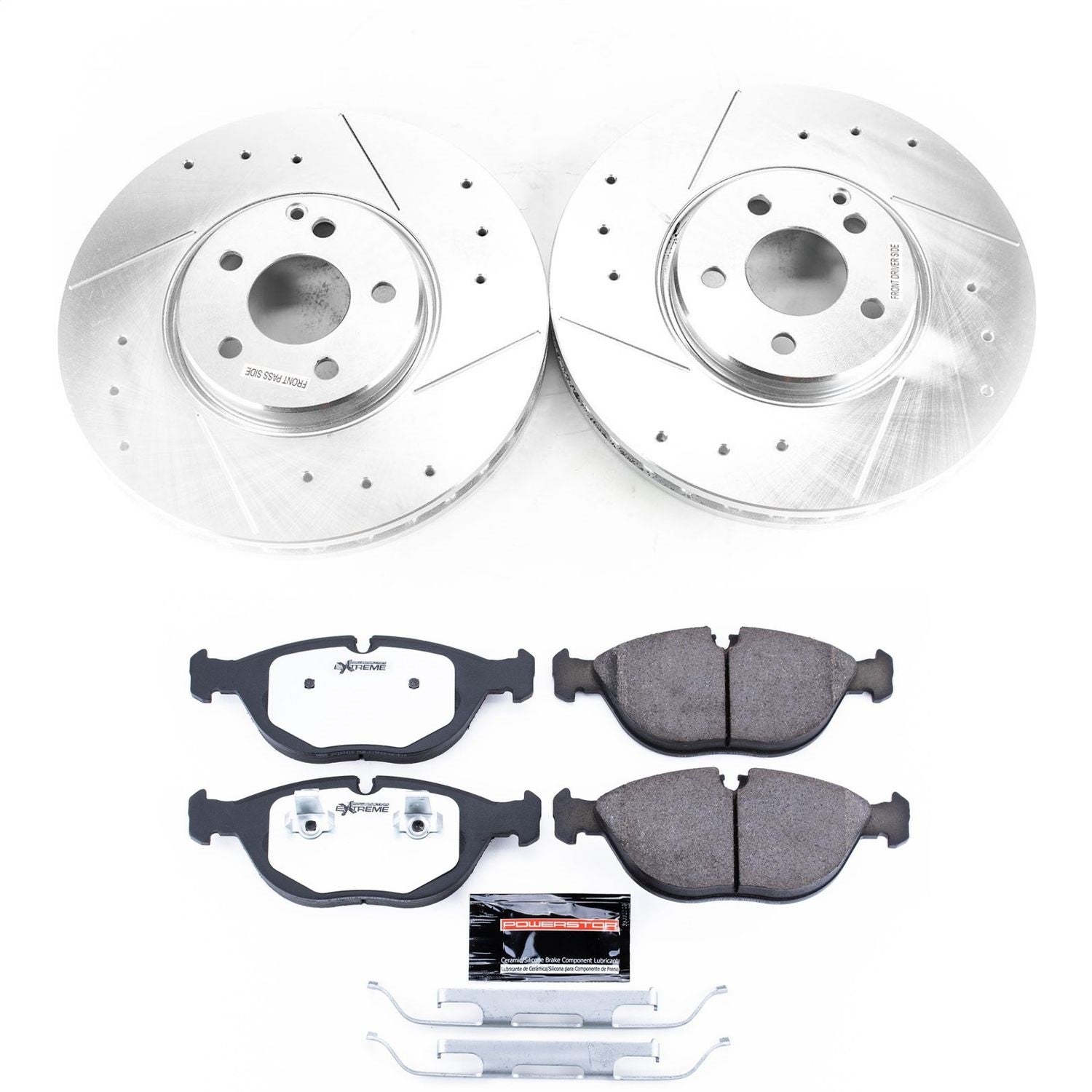 PowerStop Front Z26 Street Warrior Brake Kit | Mercedes-Benz E500 (04-05) (K7769-26)