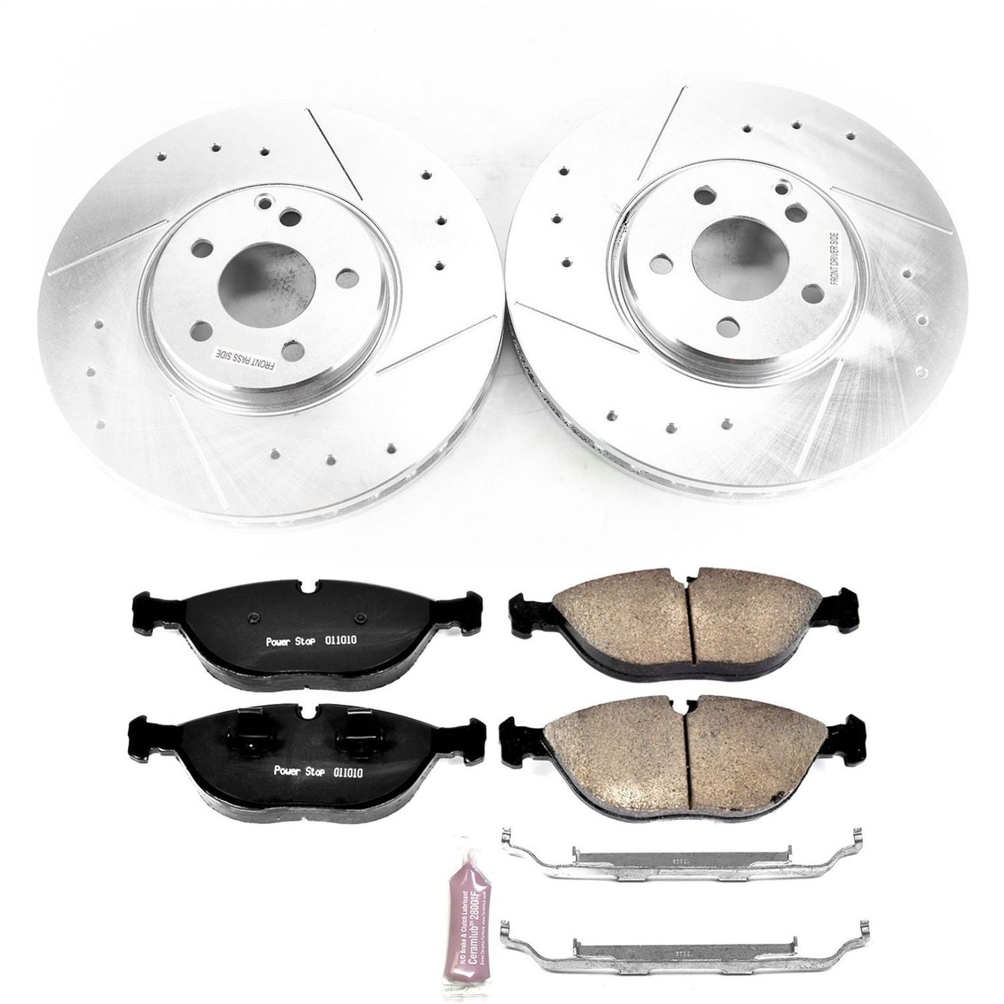 PowerStop Front Z23 Evolution Sport Brake Kit | Mercedes-Benz E500 (04-05) (K7769)