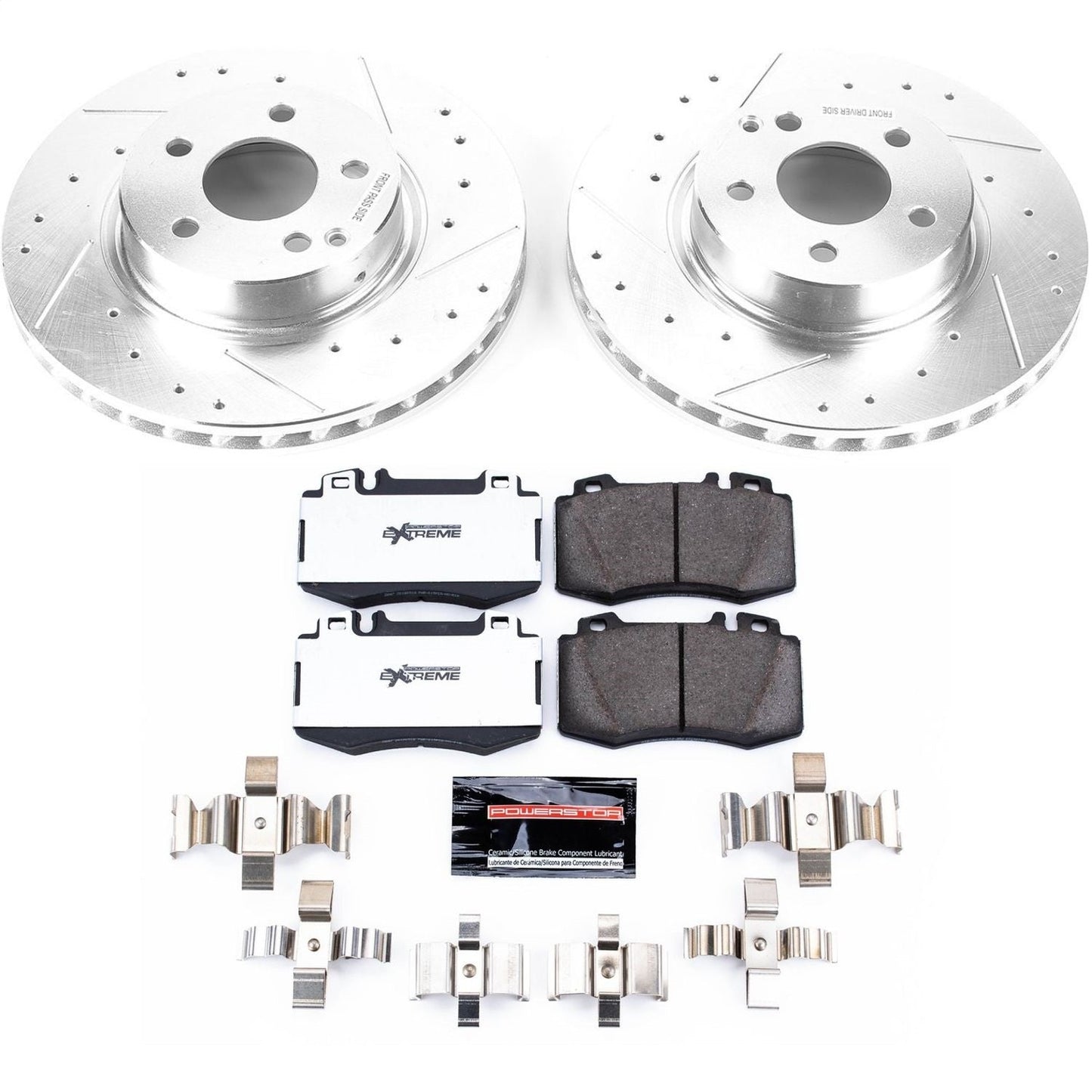 PowerStop Front Z26 Street Warrior Brake Kit | Mercedes-Benz E500 (04-06) (K7770-26)