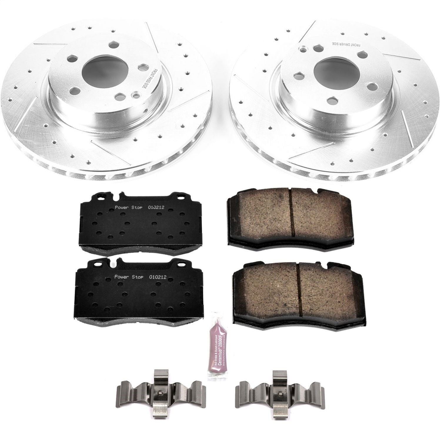 PowerStop Z23 Evolution Sport Front Brake Kit | Mercedes-Benz E500 (04-06) (K7770)