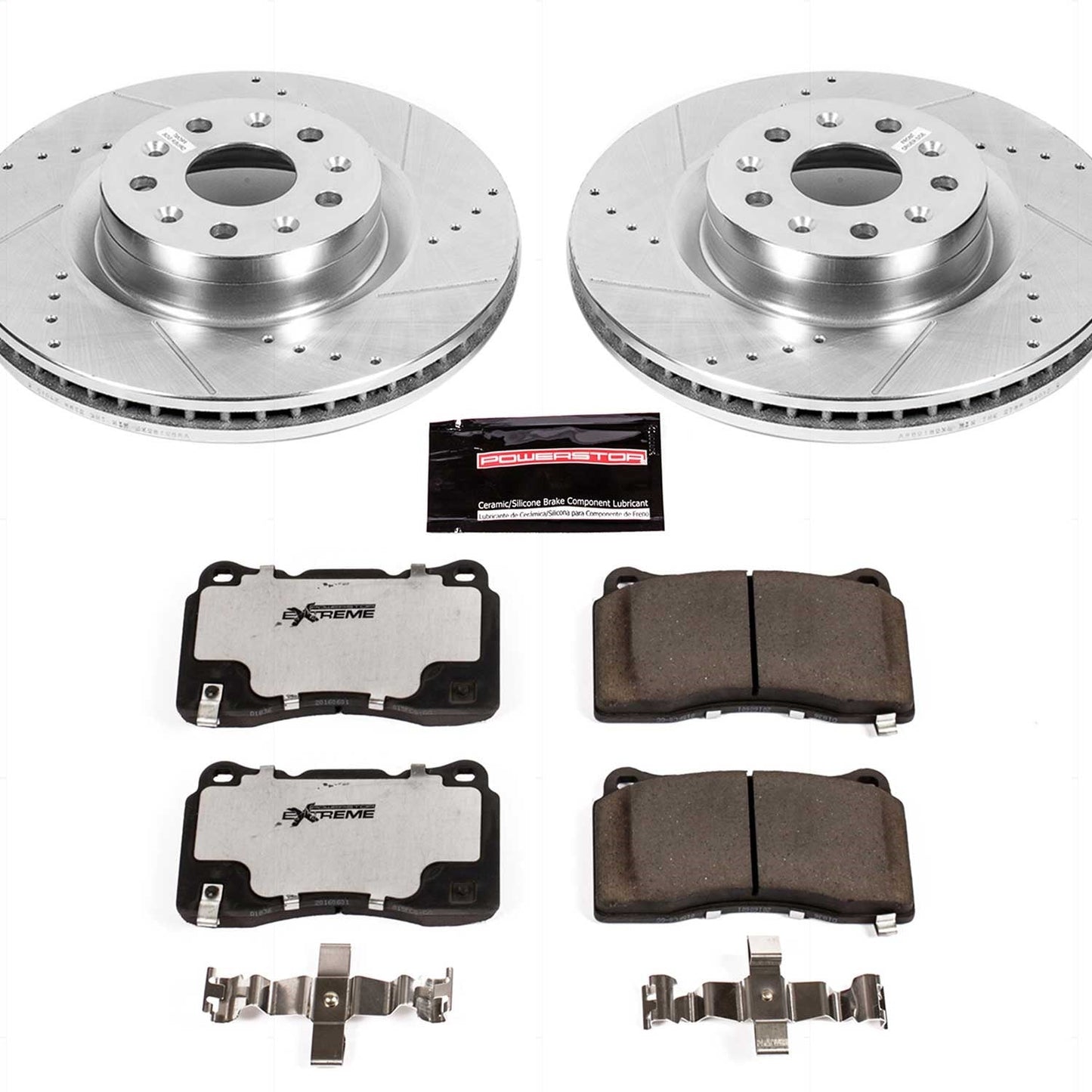 PowerStop Front Z26 Street Warrior Brake Kit | Cadillac CT6 (16-17) (K7777-26)