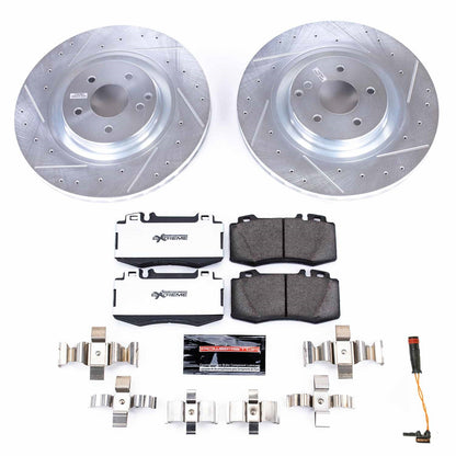 PowerStop Front Z26 Street Warrior Brake Kit | Mercedes-Benz CLK500 (03-06) (K7788-26)