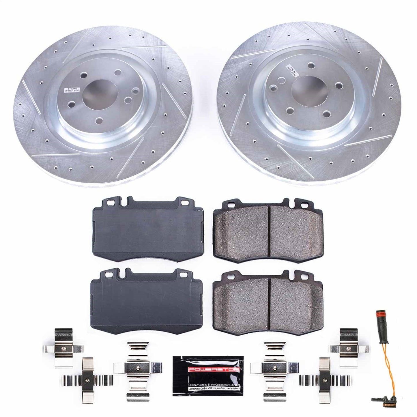 PowerStop Z23 Evolution Sport Front Brake Kit | Mercedes-Benz CLK500 (03-06) (K7788)
