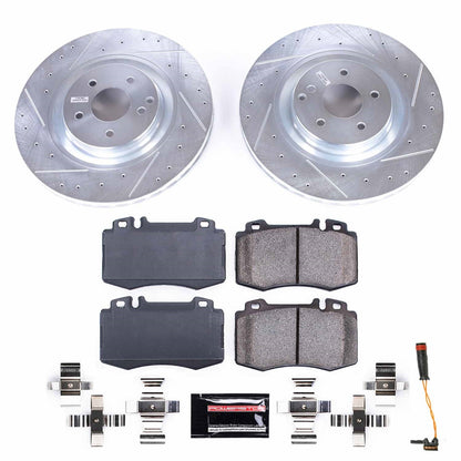 PowerStop Z23 Evolution Sport Front Brake Kit | Mercedes-Benz CLK500 (03-06) (K7788)