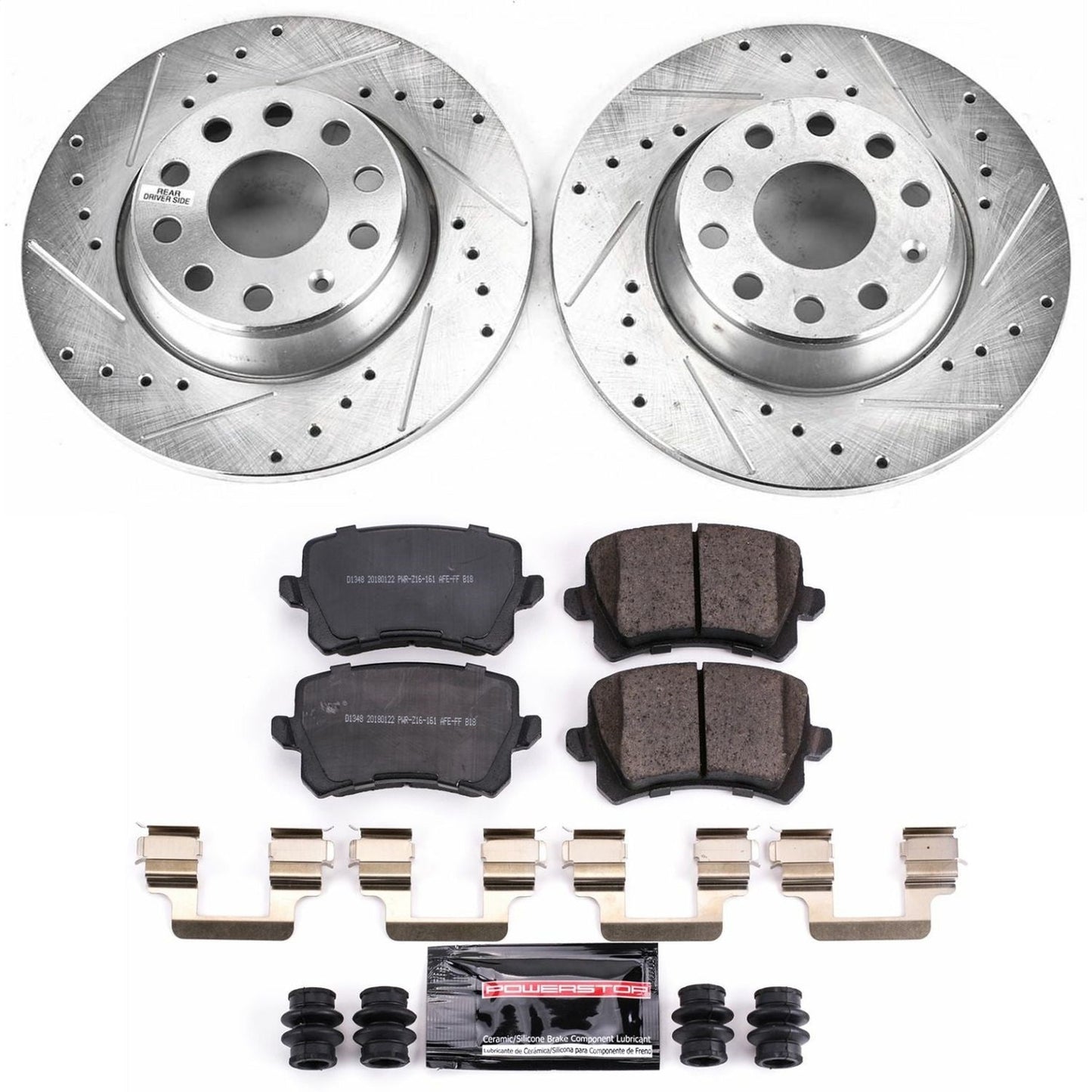 PowerStop Rear Z23 Evolution Sport Brake Kit | Volkswagen Passat (09) (K7811)