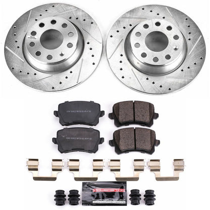 PowerStop Rear Z23 Evolution Sport Brake Kit | Volkswagen Passat (09) (K7811)