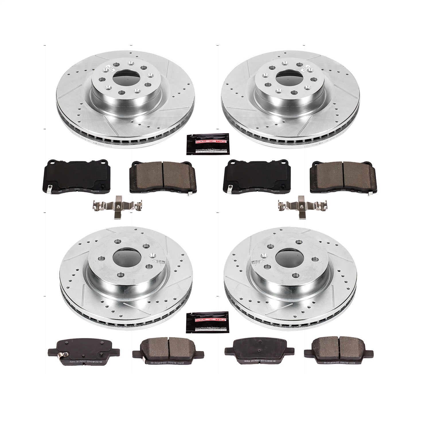 PowerStop Front & Rear Z23 Evolution Sport Brake Kit | Cadillac CT6 (16-17) (K7816)