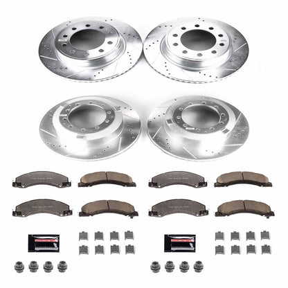 PowerStop Front & Rear Z36 Truck & Tow Brake Kit | Ram 5500 (13-18) (K7818-36)