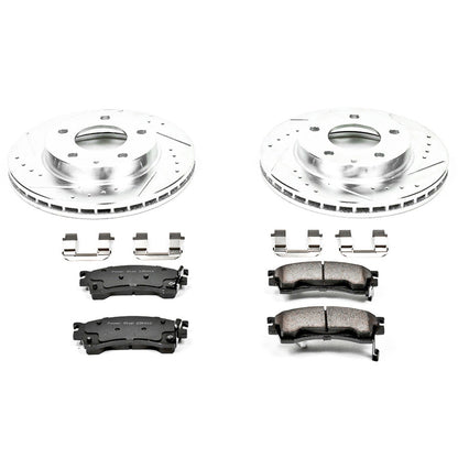 PowerStop Z23 Evolution Sport Front Brake Kit | Ford Probe (93-97) (K782)