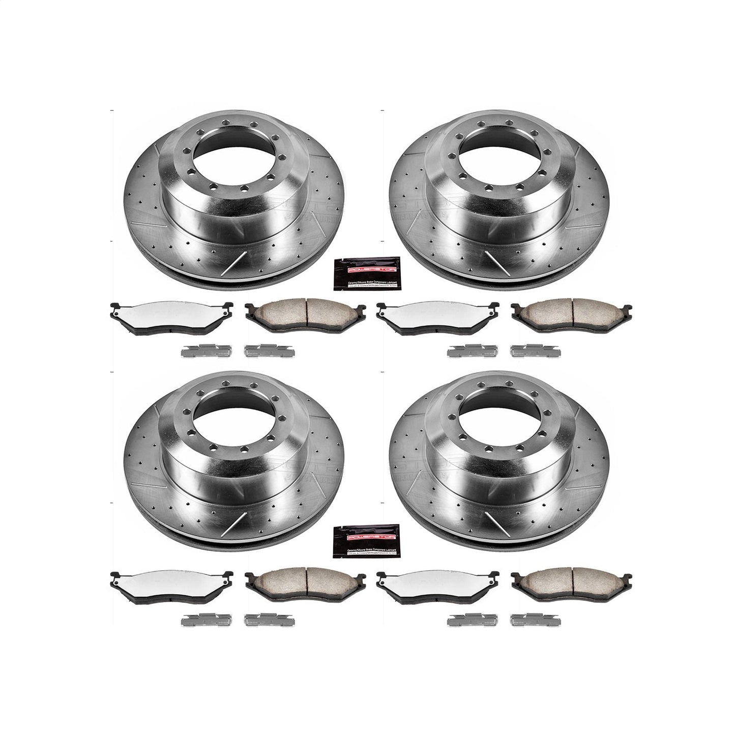PowerStop Front & Rear Z36 Truck & Tow Brake Kit | Ford F53 (99-01) (K7820-36)