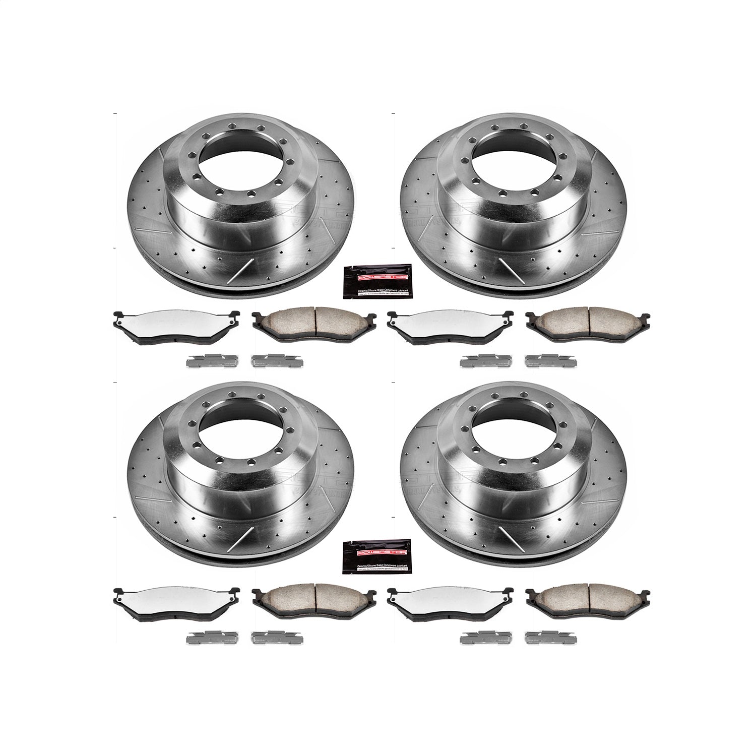 PowerStop Front & Rear Z36 Truck & Tow Brake Kit | Ford F53 (99-01) (K7820-36)