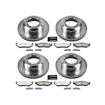 PowerStop Front & Rear Z36 Truck & Tow Brake Kit | Ford F53 (99-01) (K7820-36)
