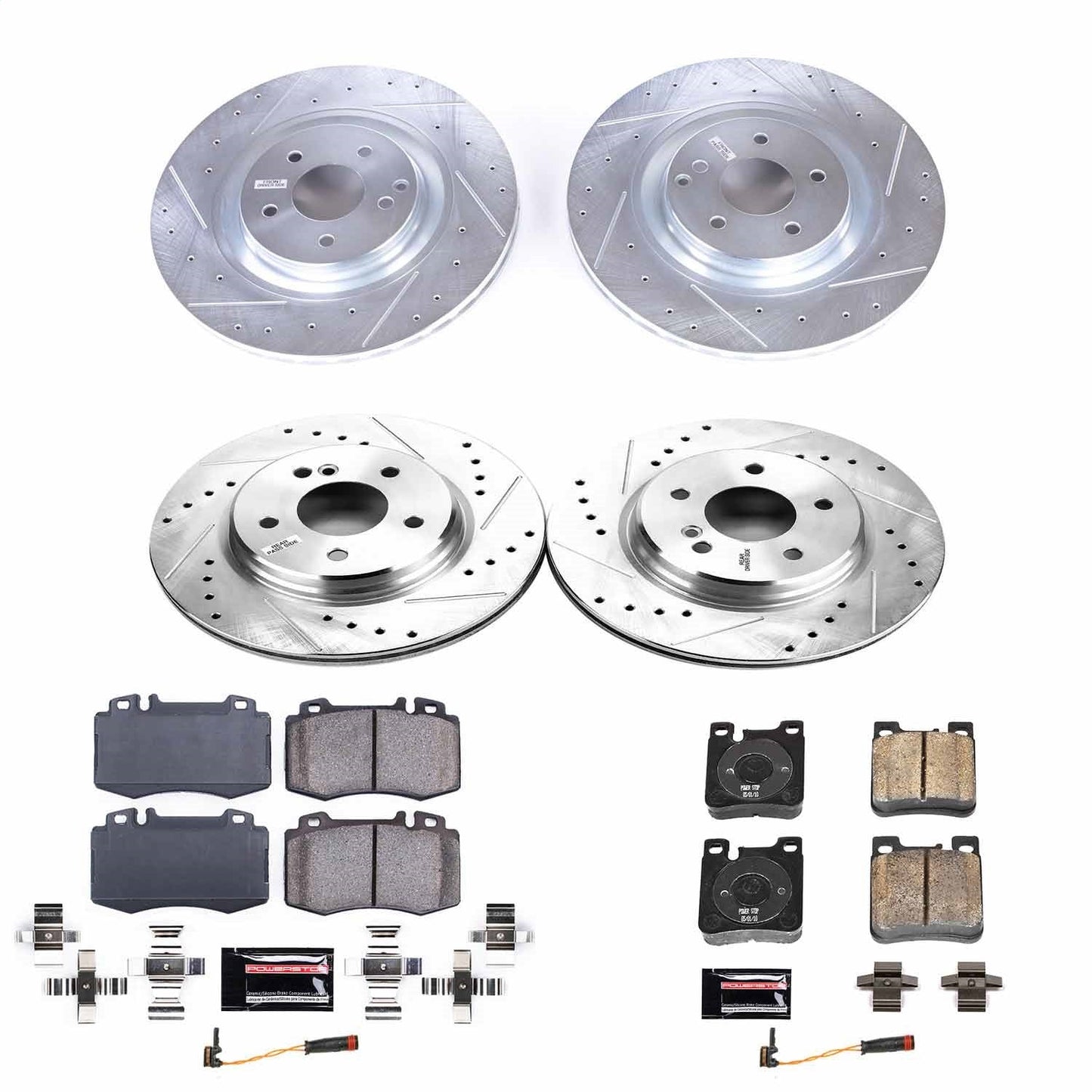 PowerStop Front & Rear Z23 Evolution Sport Brake Kit | Mercedes-Benz CLK500 (03-06) (K7828)