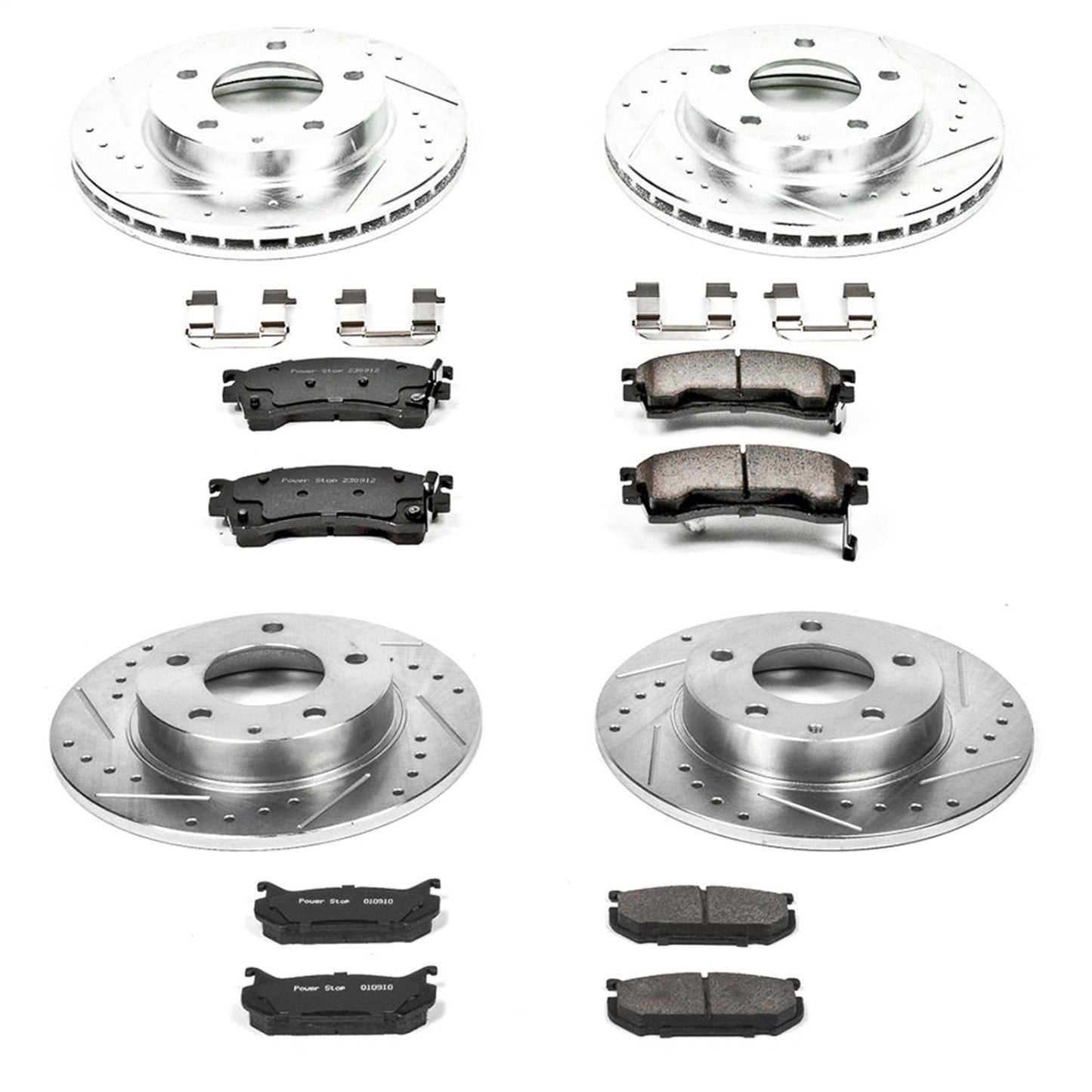 PowerStop Front & Rear Z23 Evolution Sport Brake Kit | Ford Probe (93-97) (K783)