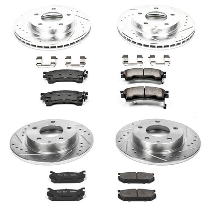 PowerStop Front & Rear Z23 Evolution Sport Brake Kit | Ford Probe (93-97) (K783)