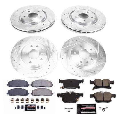 PowerStop Front & Rear Z23 Evolution Sport Brake Kit | Chrysler Pacifica (17-19) (K7841)