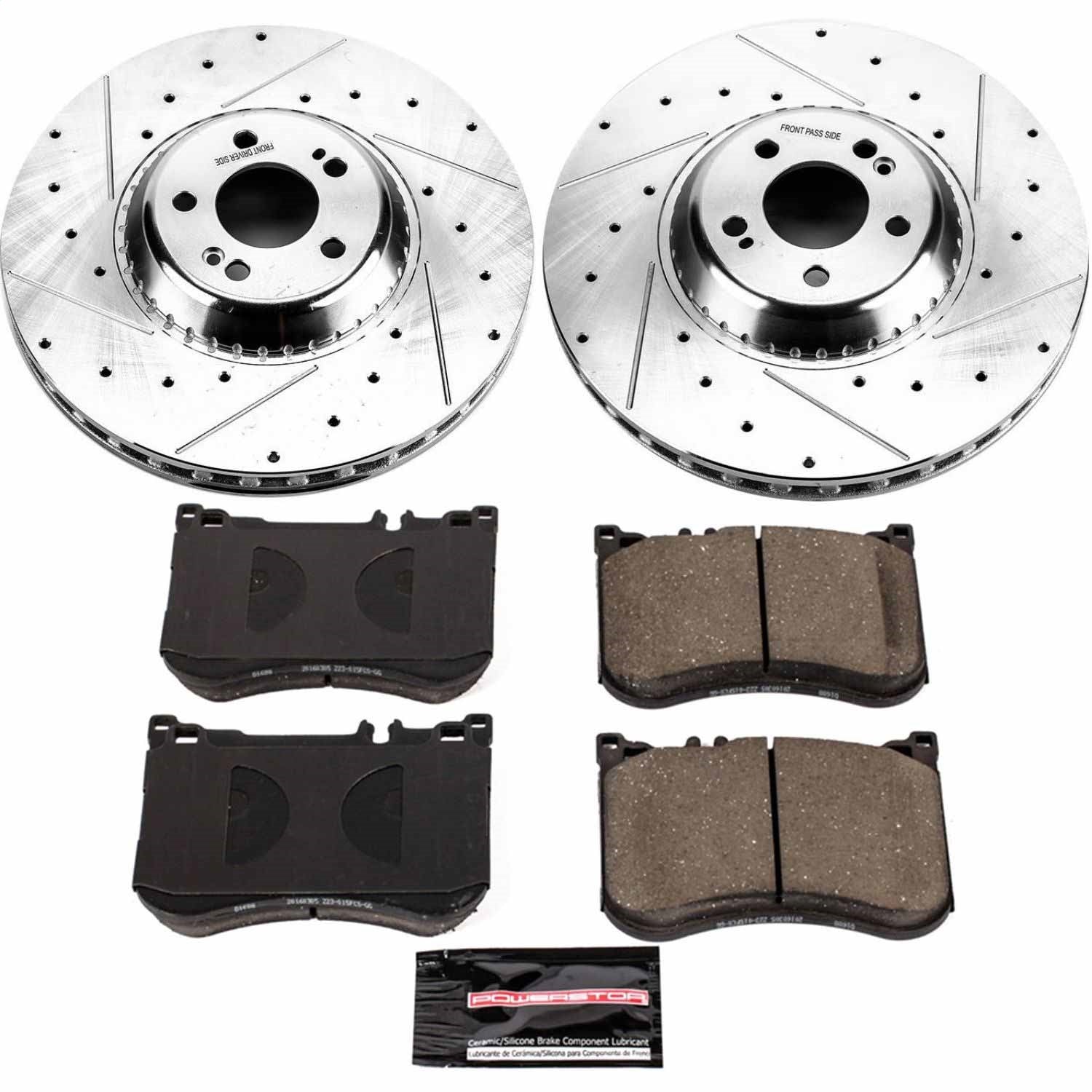 PowerStop Front Z23 Evolution Brake Kit | Mercedes-Benz S560 (18-21) (K7852)