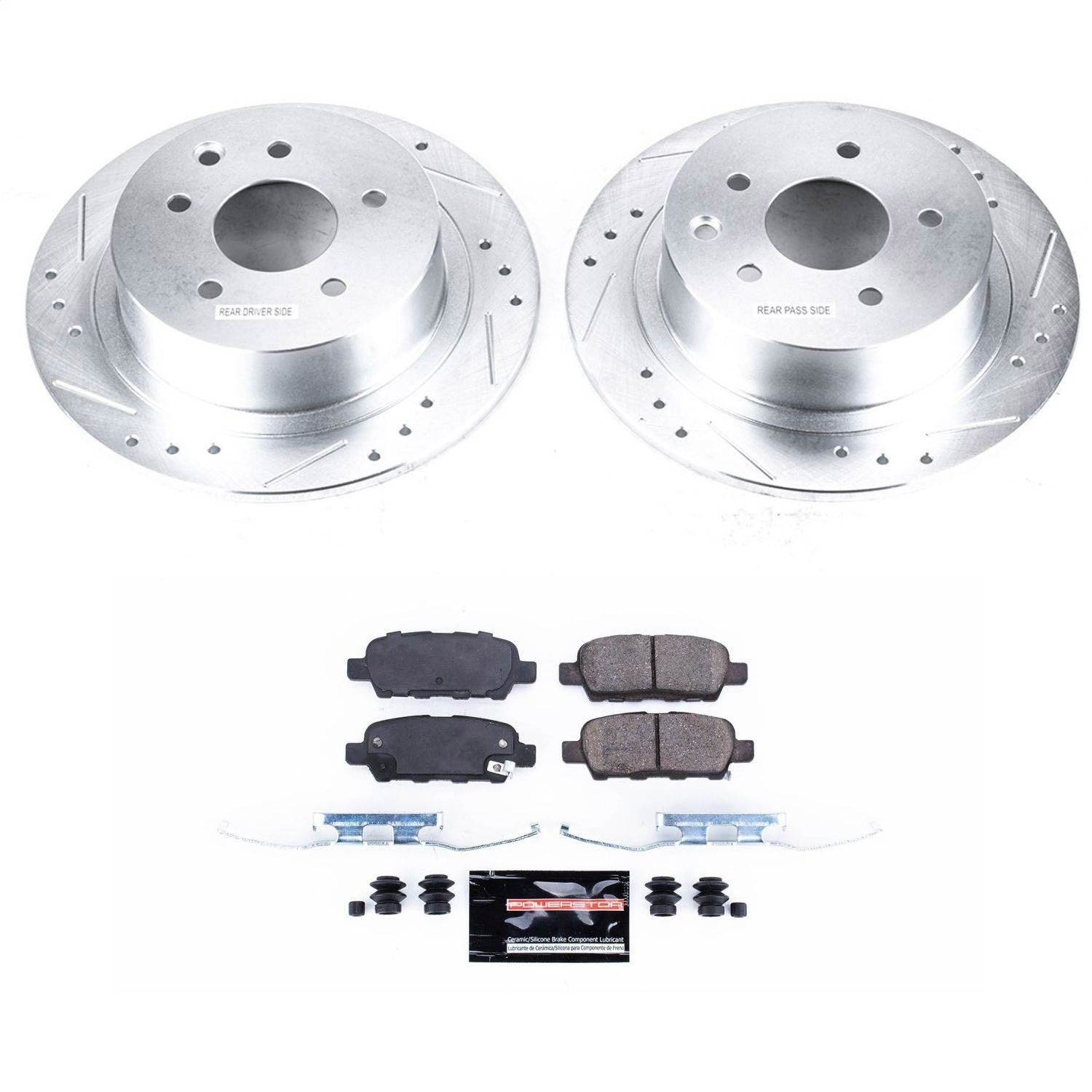 PowerStop Rear Z23 Evolution Sport Brake Kit | Nissan Altima (07-10) (K7864)