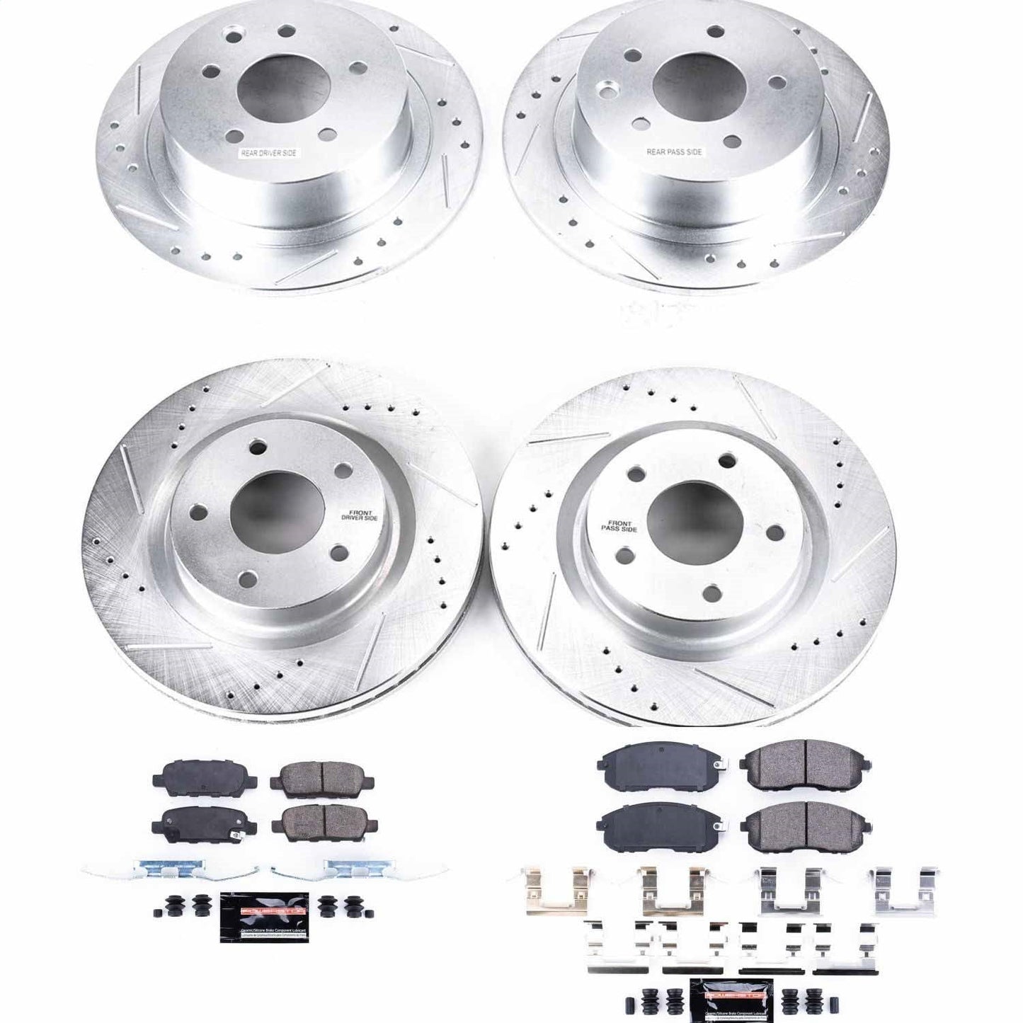 PowerStop Front & Rear Z23 Evolution Sport Brake Kit | Nissan Altima (07-10) (K7865)