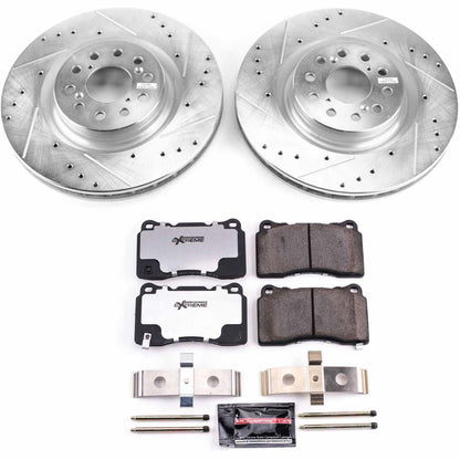 PowerStop Front Z26 Street Warrior Brake Kit | Honda Civic (17-19) (K7869-26)
