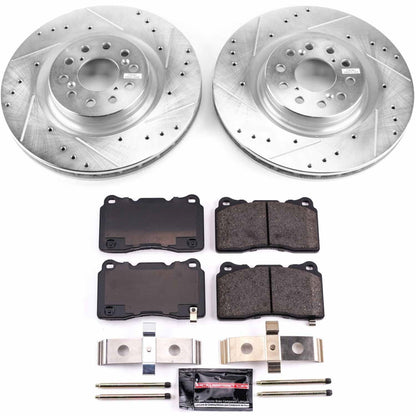 PowerStop Front Z23 Evolution Sport Brake Kit | Honda Civic (17-19) (K7869)