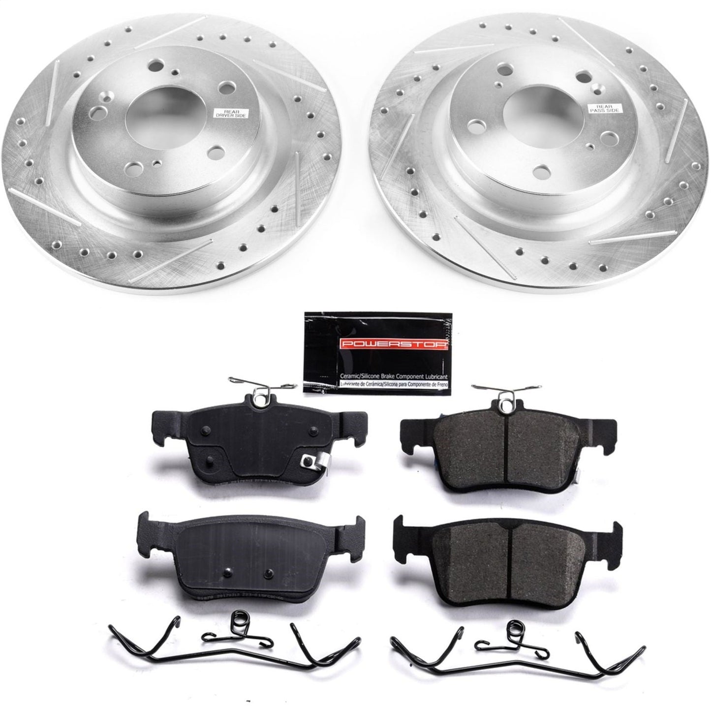 PowerStop Rear Z23 Evolution Sport Brake Kit | Honda Civic (17-19) (K7871)
