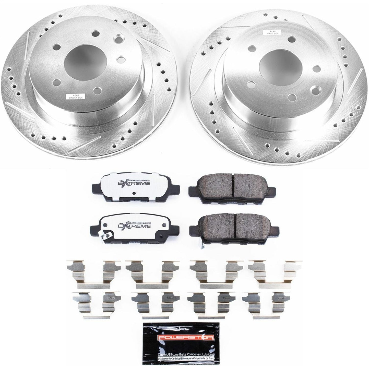 PowerStop Rear Z26 Street Warrior Brake Kit | Nissan Juke (14-17) (K7881-26)