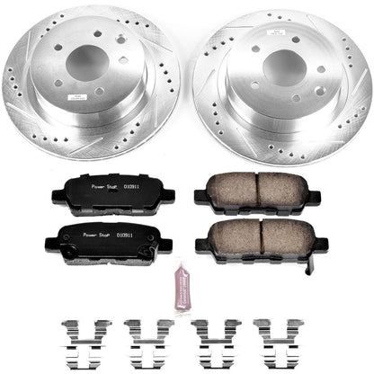 PowerStop Rear Z23 Evolution Sport Brake Kit | Nissan Juke (14-17) (K7881)