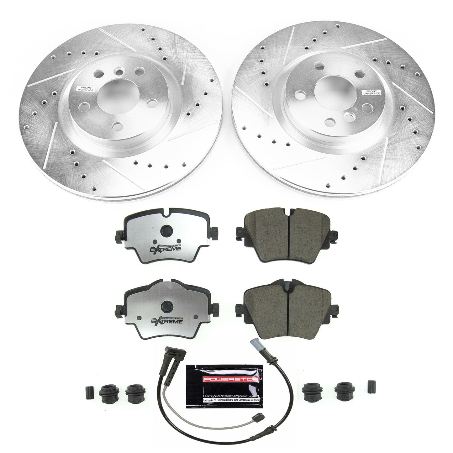 PowerStop Front Z26 Street Warrior Brake Kit | BMW X1 (16-19) (K7888-26)