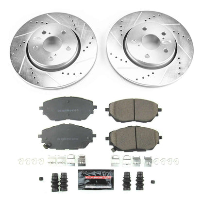 PowerStop Front Z23 Evolution Sport Brake Kit | Toyota C-HR (18-19) (K7890)